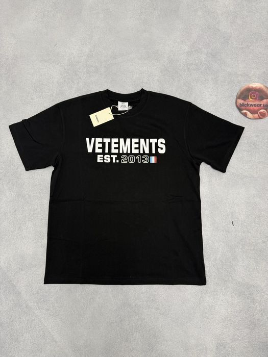 футболка Vetements Est 2013 te