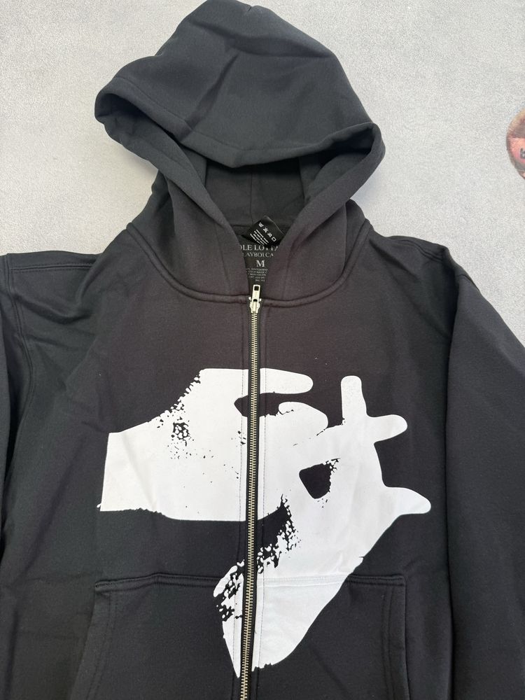 худи Playboi Carti fuck merch zip up S M L vetements balenciaga rick owens project gr — фото 2