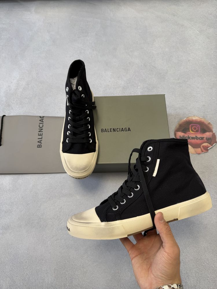 кеды кроссовки Balenciaga Paris sneaks Black 41 42 43 44 Vetements