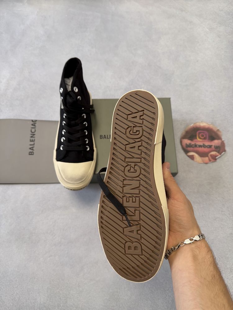 кеды кроссовки Balenciaga Paris sneaks Black 41 42 43 44 Vetements — фото 4