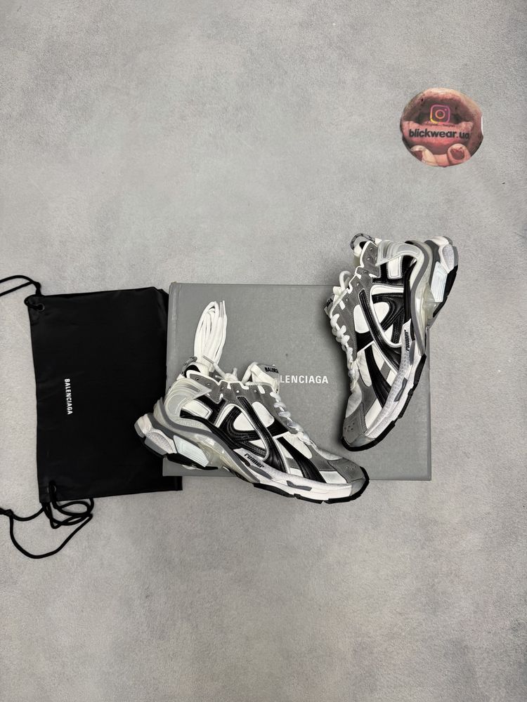 кроссовки кросы Balenciaga Runners grey white 41 42 43 кеды maison