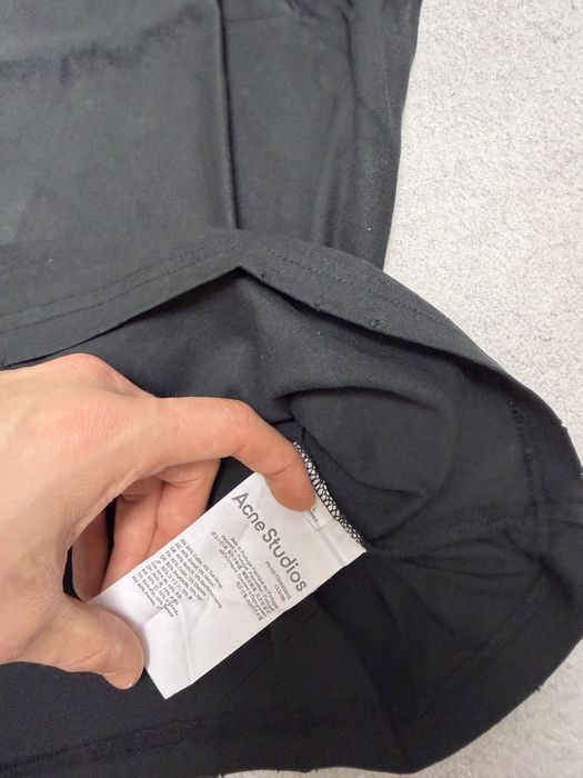 футболка Acne studios Black Stockholm S M L — фото 3