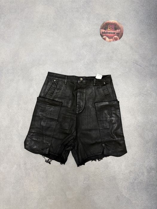 шорты шорти Rick Owens Waxed shorts ne drkshdw vetements balenciaga raf simons acne studios