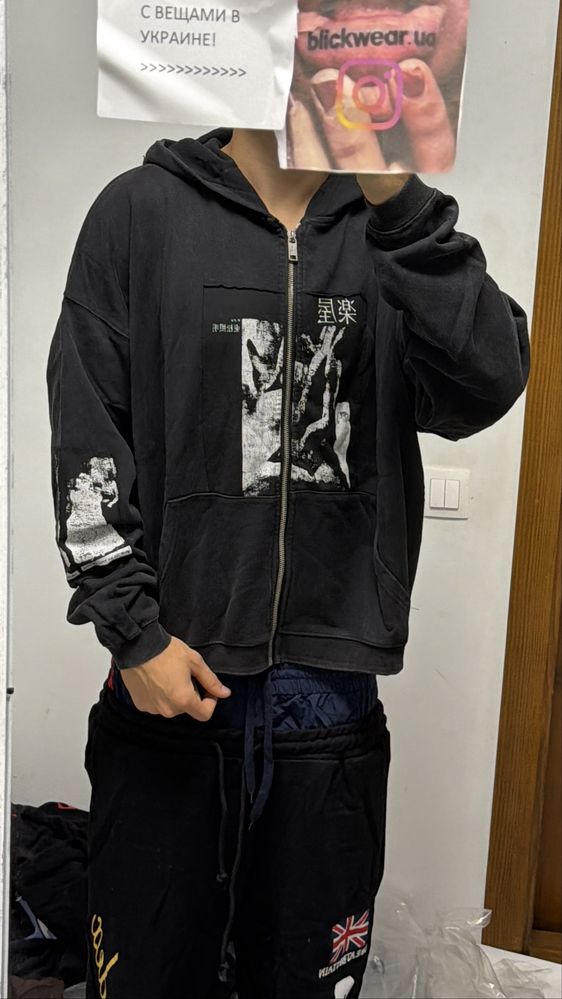 Зип худи Enfants Riches deprimes Assemblage Terry zip up S M L acne studios balenciaga vetements project gr — фото 8
